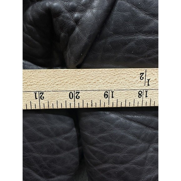 INC International Concepts Vegan Croc Brown Leather Moto Biker Zip Jacket S - Picture 6 of 10